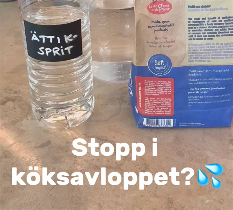 Stopp i avloppet
