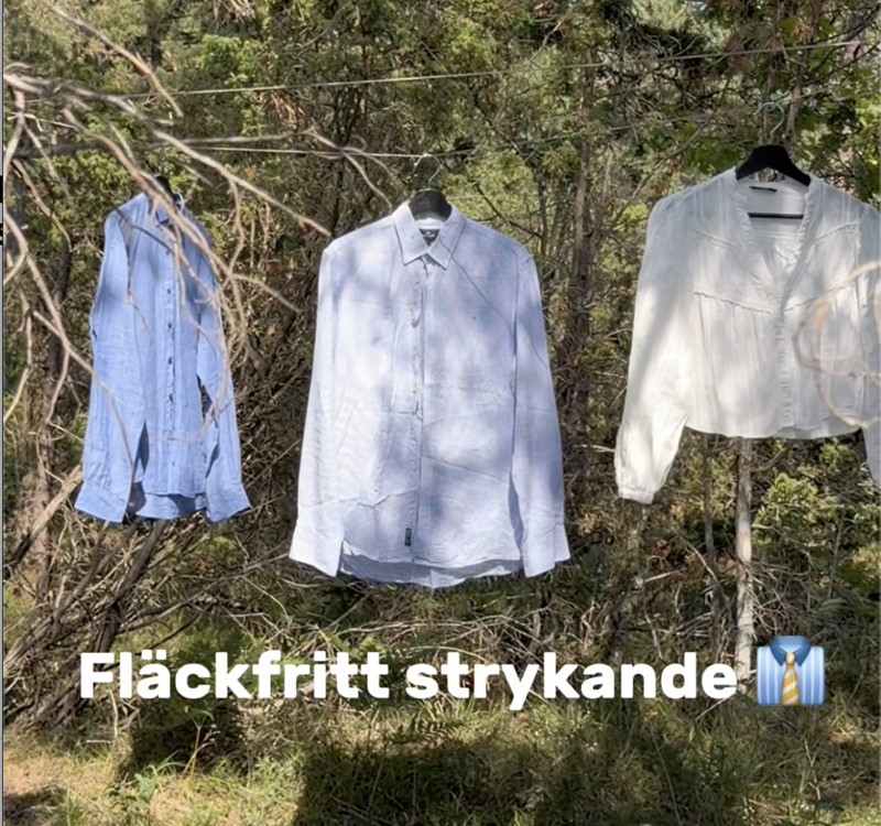 Fläckfritt strykande